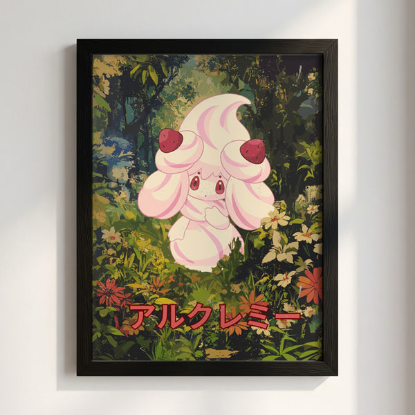 Alcremie Character Poster - Japanese Style Wall Decor