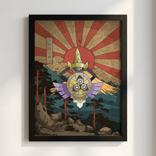 Aegislash Pokemon Poster - Japanese Style Wall Decor